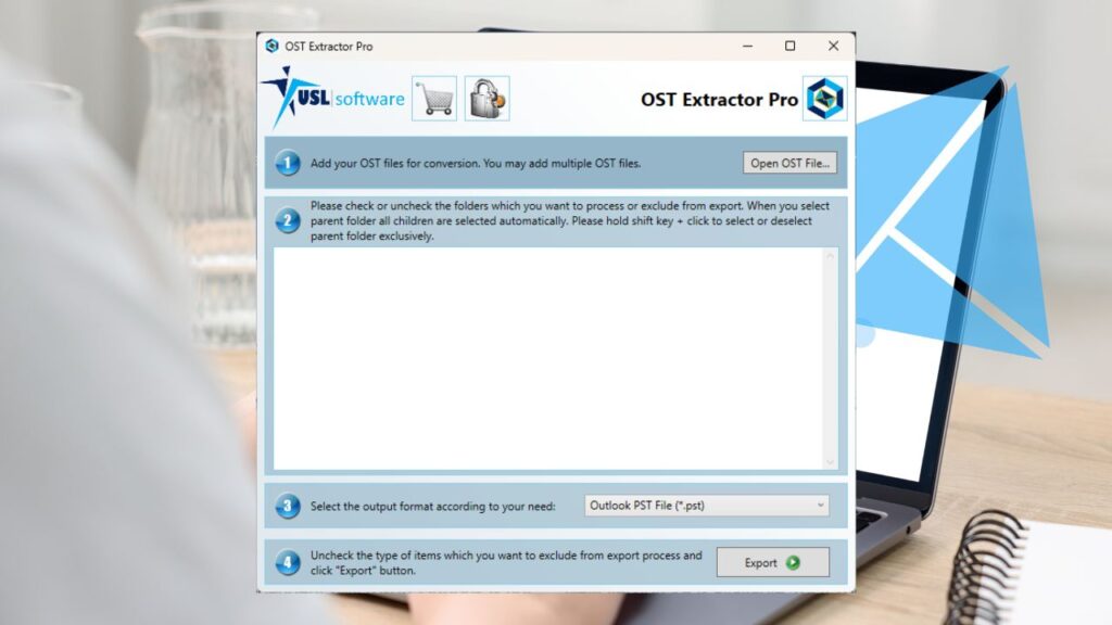 Open OST files in Outlook for Windows