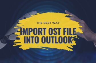 Import OST file into Outlook