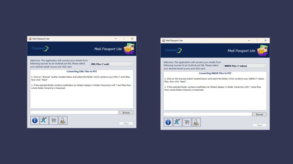 EML to PST conversion tool