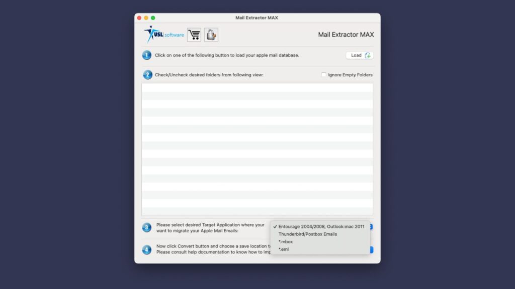 Exporting Apple Mail to EML file